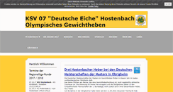 Desktop Screenshot of gewichtheben-hostenbach.de